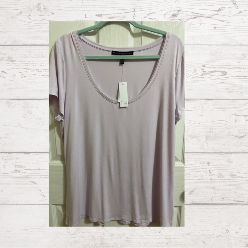 White House Black Market NWT lavender tee shirt  XL